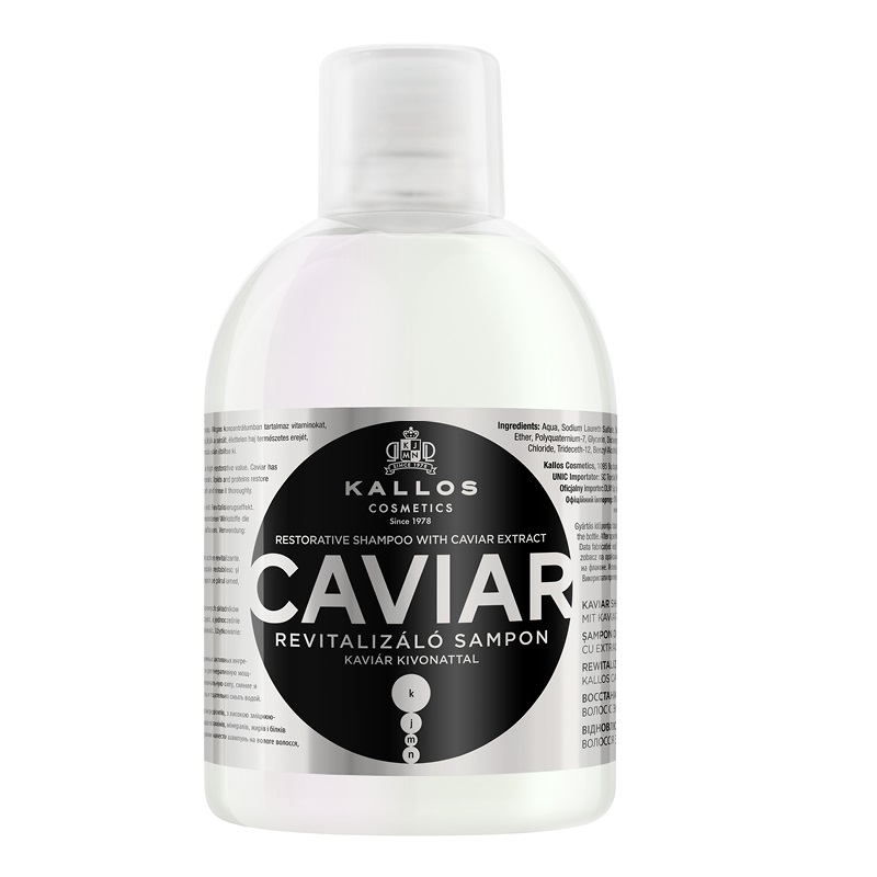 Kallos Caviar šampón obnovujúci s kaviárovým extraktom 1000 ml