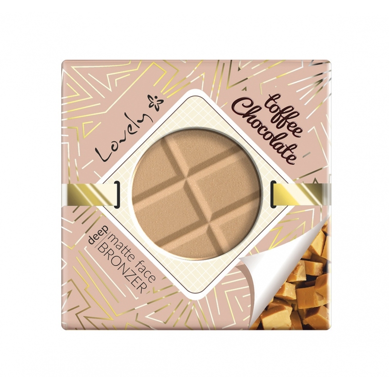 Toffee Chocolate Deep Matte Face Bronzer Czekoladowy Matowy