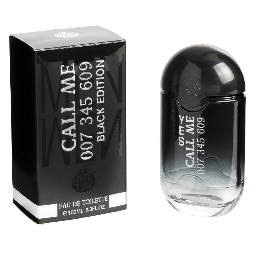 Real Time Call Me Black Edition toaletná voda pánska 100 ml