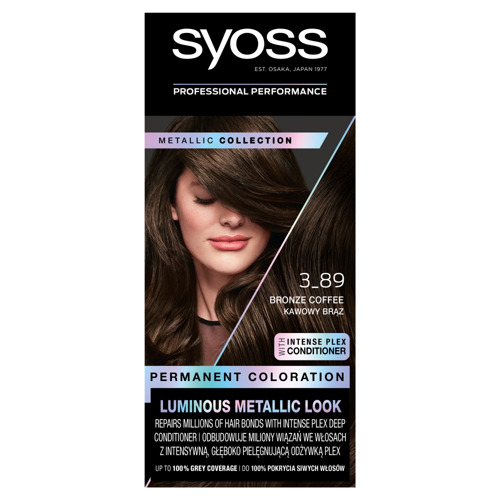 Syoss Metallics Collection 3-89 Kávovo bronzový 50 ml