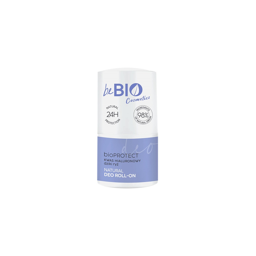 Natural Deo Roll-on Based On Natural Aluminium With Hyaluronic Acid And Wild Rice Extract