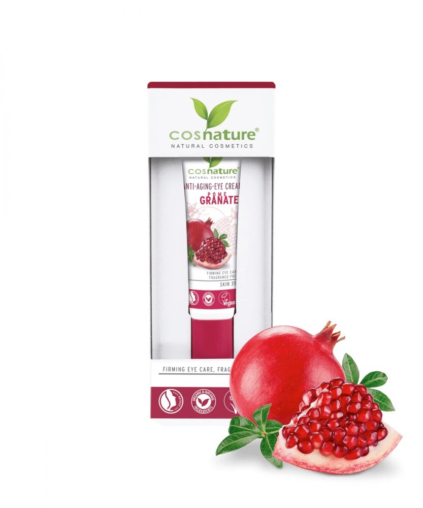 Cosnature, Anti-Aging Eye Cream prírodný spevňujúci očný krém s plodmi granátového jablka 15ml