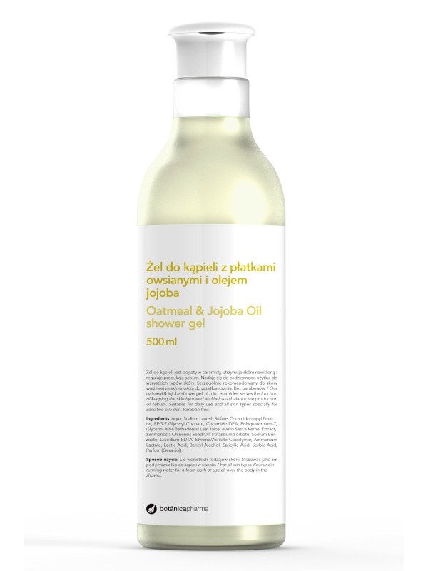 Oatmeal & Jajoba Oil Shower Gel żEl Do Kąpieli Z Płatkami Owsianymi I Olejem Jojoba