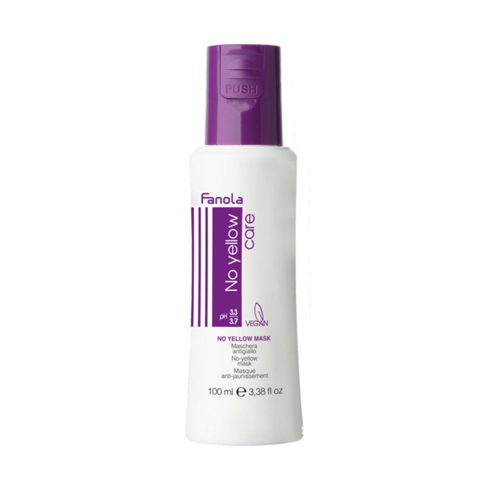 Fanola, No Yellow Mask pro odbarvené a blond vlasy 100ml