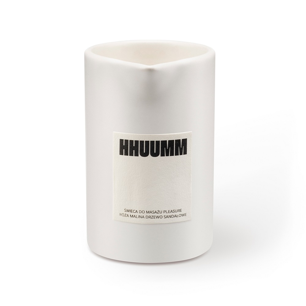 HHUUMM Sviečka Massage pleasure - ruža malina santalové drevo 100ml