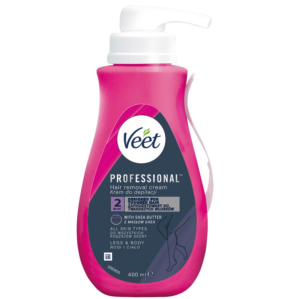 Veet Professional depilační krém s bambuckým máslem 400ml