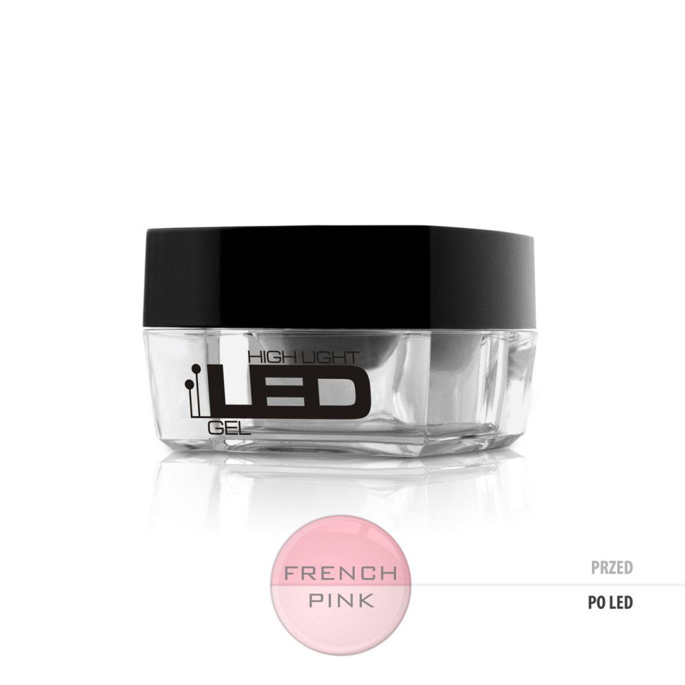 _High Light Led Gel Na Nehty French Pink 3