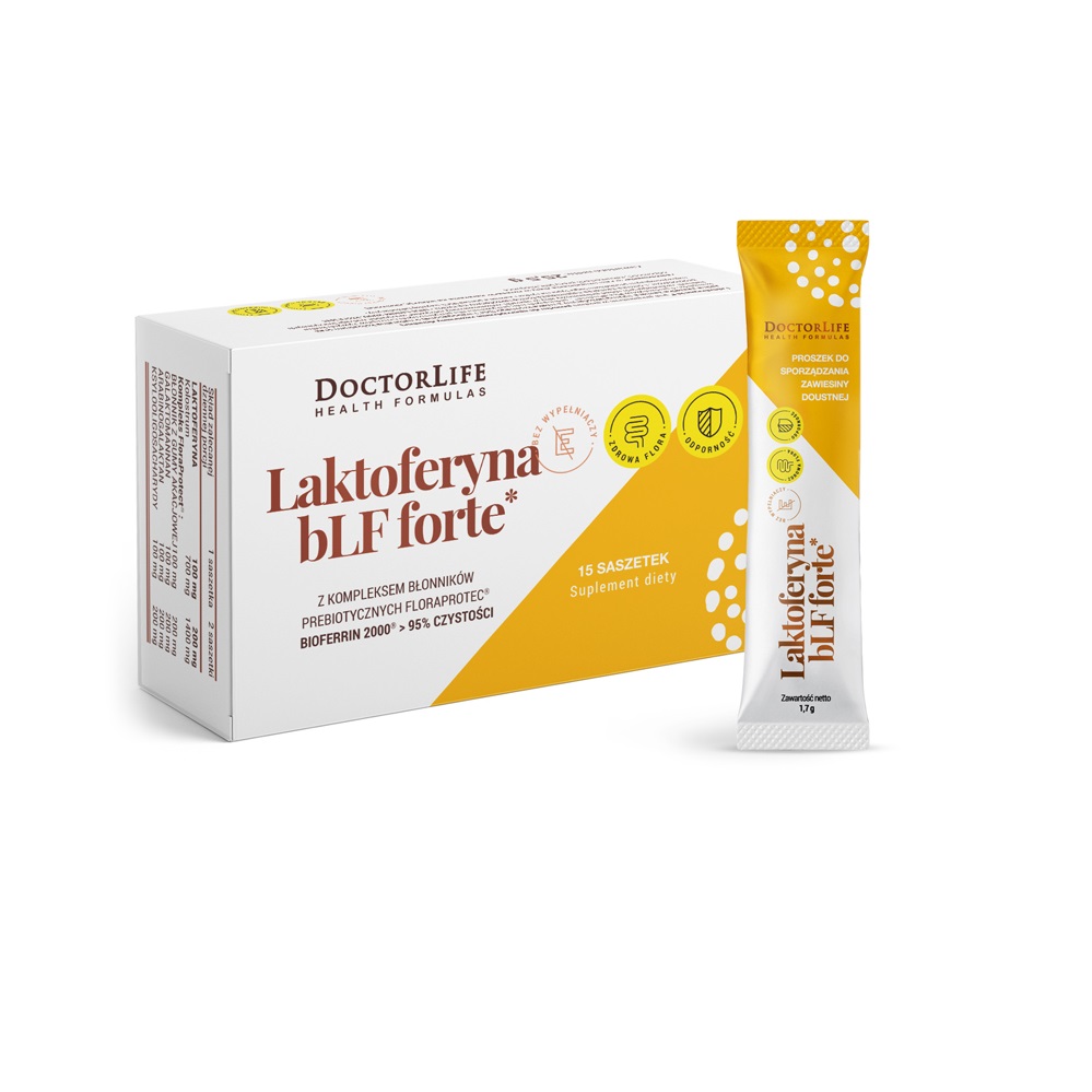 Laktoferyna BLF Forte Suplement Diety 15 Saszetek
