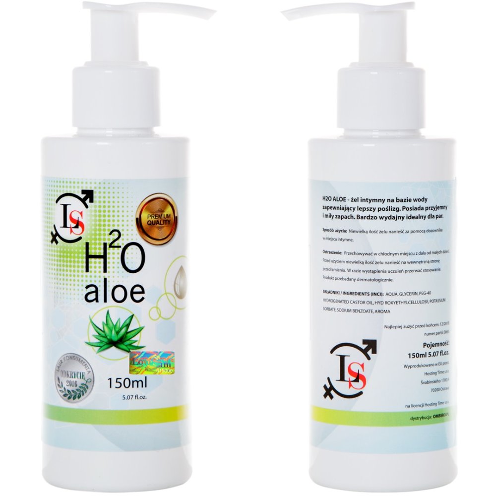 H20 Aloe Upokojujúci Intímny Gél S Extraktom Z Aloe Vera 150ml