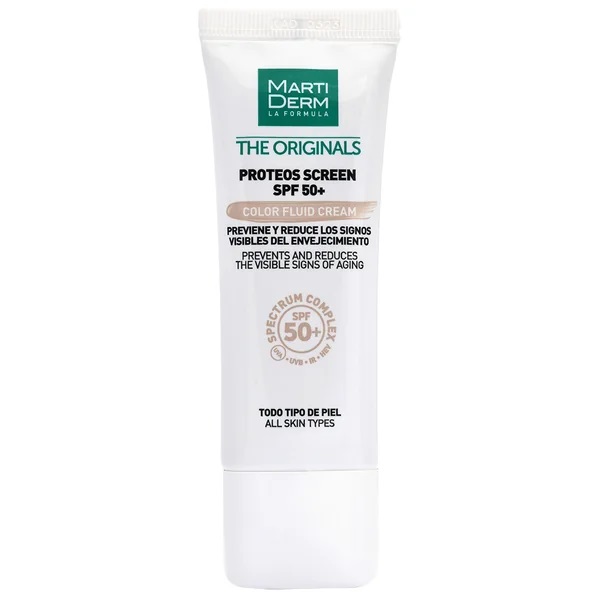 The Originals Proteos Screen SPF50+ Color Fluid Cream Farebný Ochranný Fluid Na Tvár 40ml