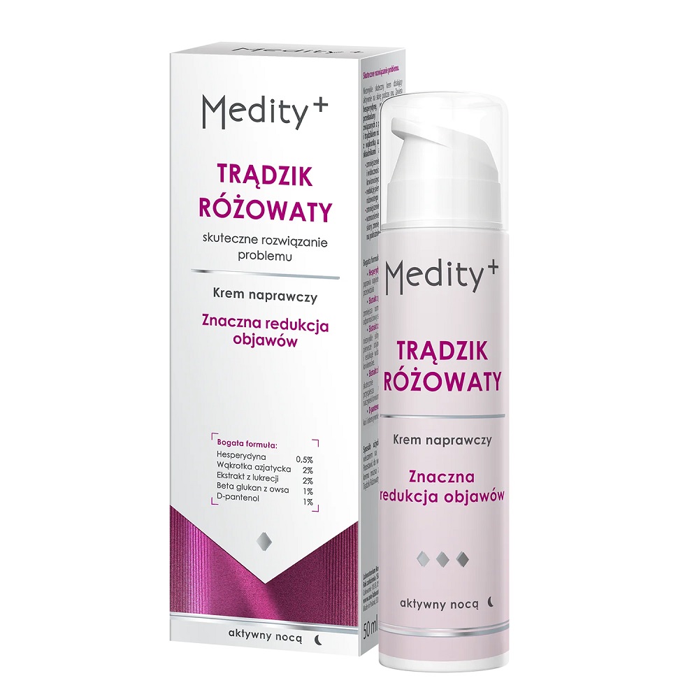 Trądzik Różowaty Krem Naprawczy Na Noc