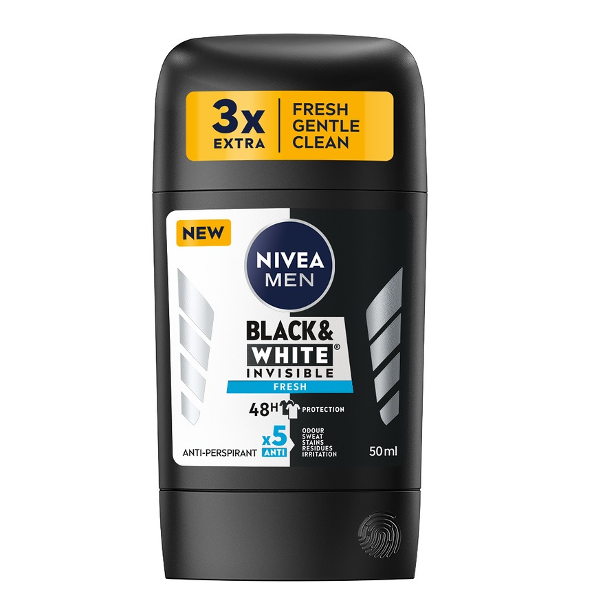 Pánsky Antiperspirant Black&White Invisible Fresh 3