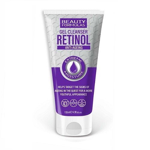Beauty Formulas Retinol hĺbkovo čistiaci gél proti vráskam 150 ml