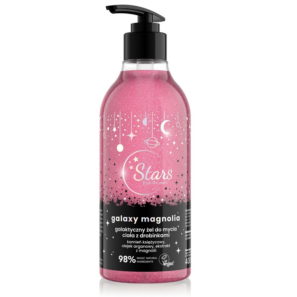 Galaxy Magnolia Galaxy Telový Umývací Gél S čIastočkami 400 Ml
