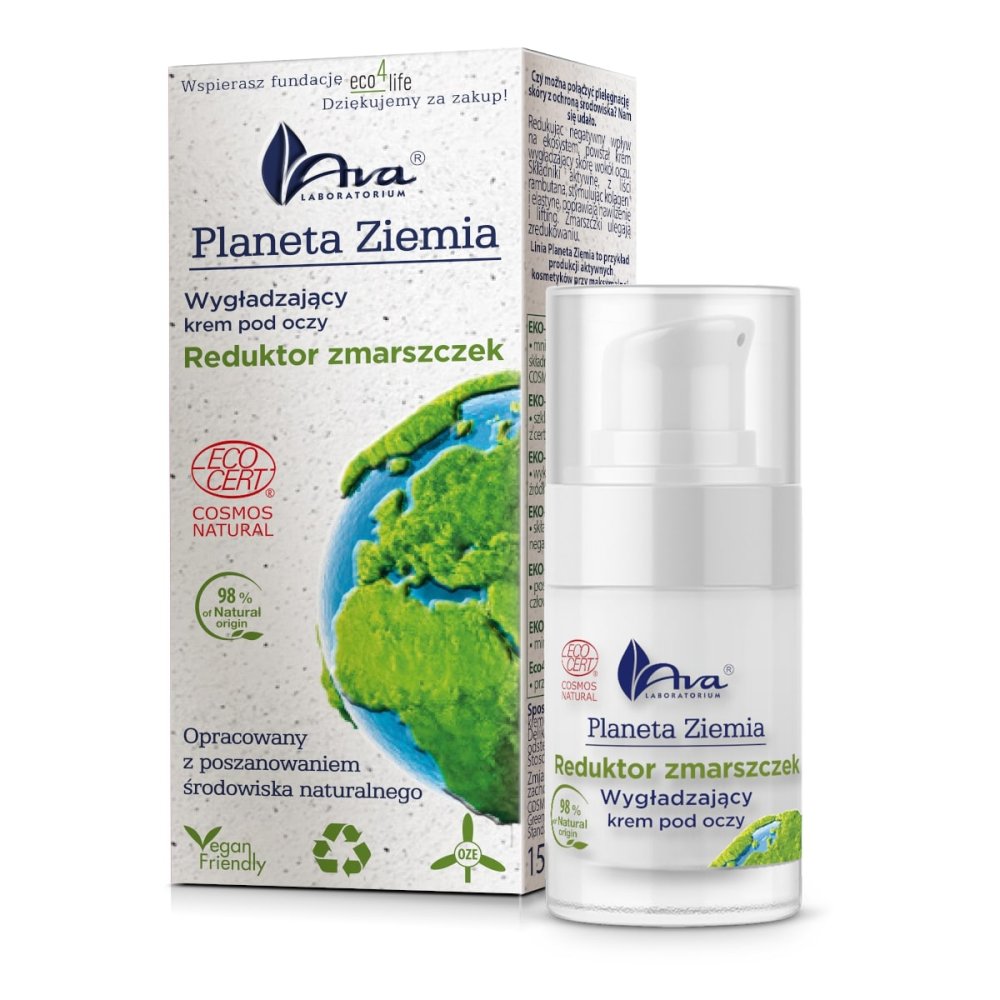 Ava Laboratory vyhladzujúci očný krém Planet Earth 15 ml
