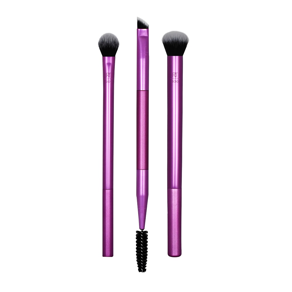 Eye Shade + Blend Brush Trio Zestaw Pędzli Do Makijażu Oczu 3szt