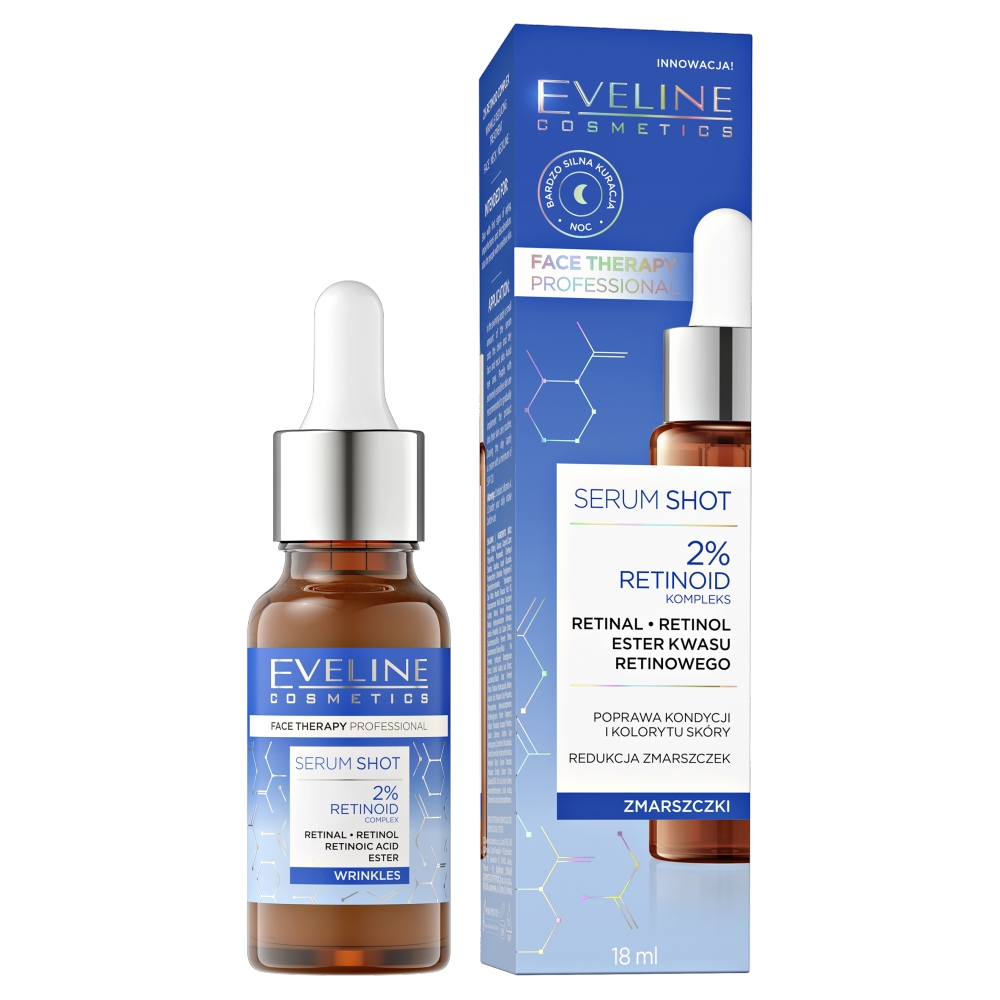 Eveline Cosmetics Sérum Shot proti vráskam s 2% retinoidným komplexom 18ml