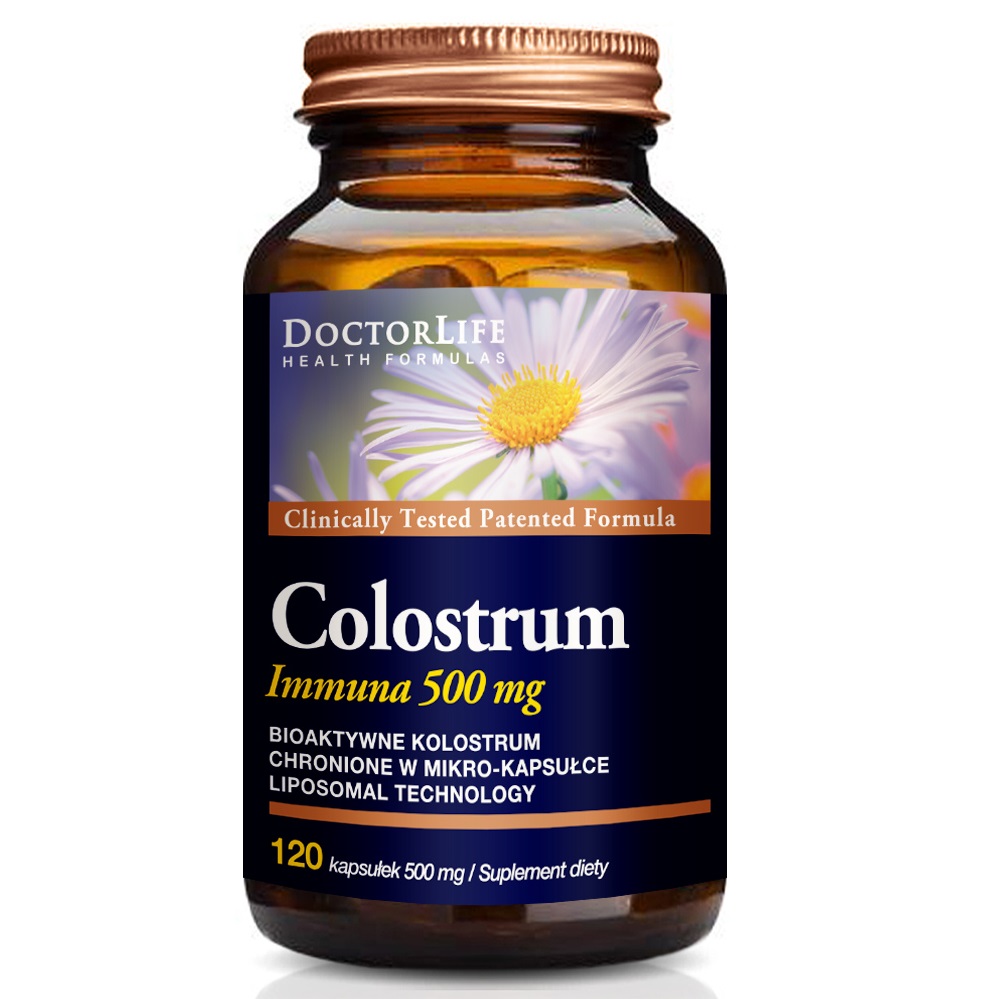 Colostrum Immunab Bio-aktywne Kolostrum Suplement Diety 120 Kapsułek