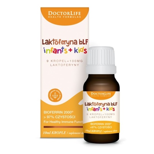 Laktoferyna BLF Infants + Kids Suplement Diety W Kroplach