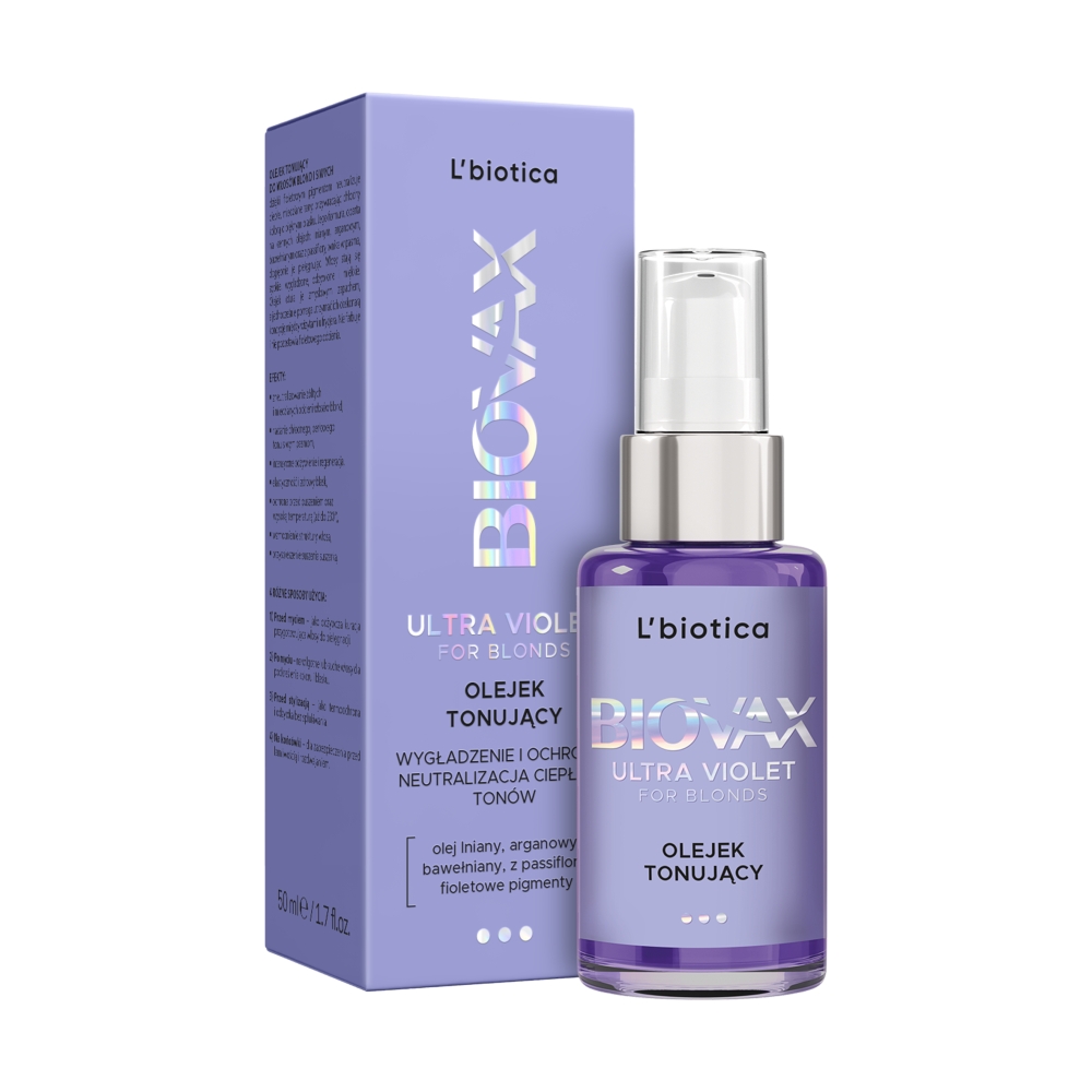 Biovax Ultra Violet For Blonds Olejek Tonujący