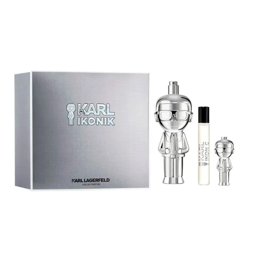Karl Ikonik Pour Homme Zestaw Woda Perfumowana Spray + Woda Perfumowana Spray + Woda Perfumowana Spray