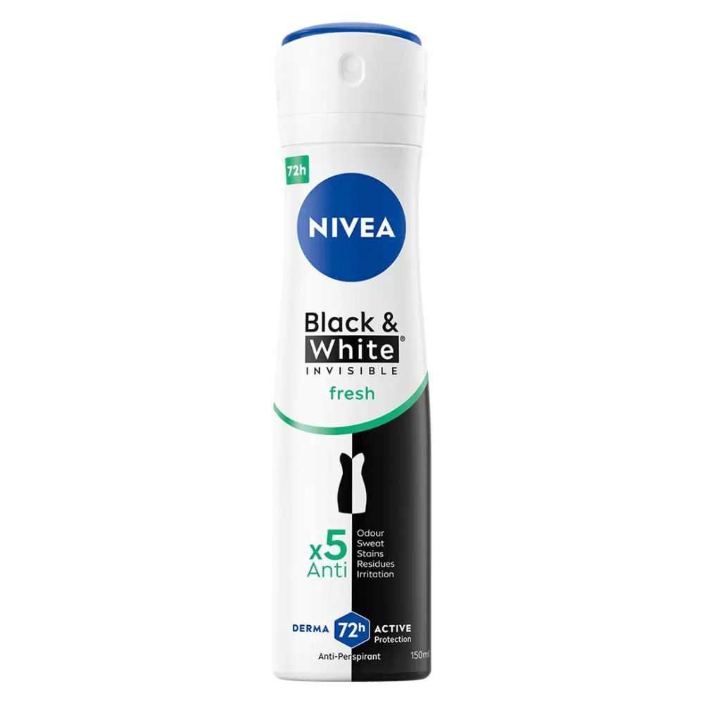 Black&White Invisible Fresh Black & White Invisible Fresh – Antiperspirant Ve Spreji 3