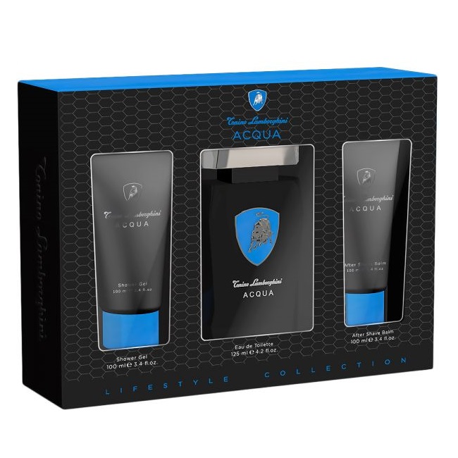 Acqua Zestaw Woda Toaletowa Spray + Balsam Po Goleniu + żEl Pod Prysznic