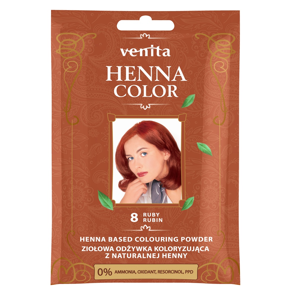 Henna Color Bylinný Farebný Kondicionér S Prírodnou Henou 19 Black Chocolate 4