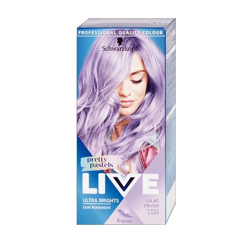 Live Ultra Brights Pretty Pastels Farba Do Włosów Do 8 Myć L120 Lilac Crush