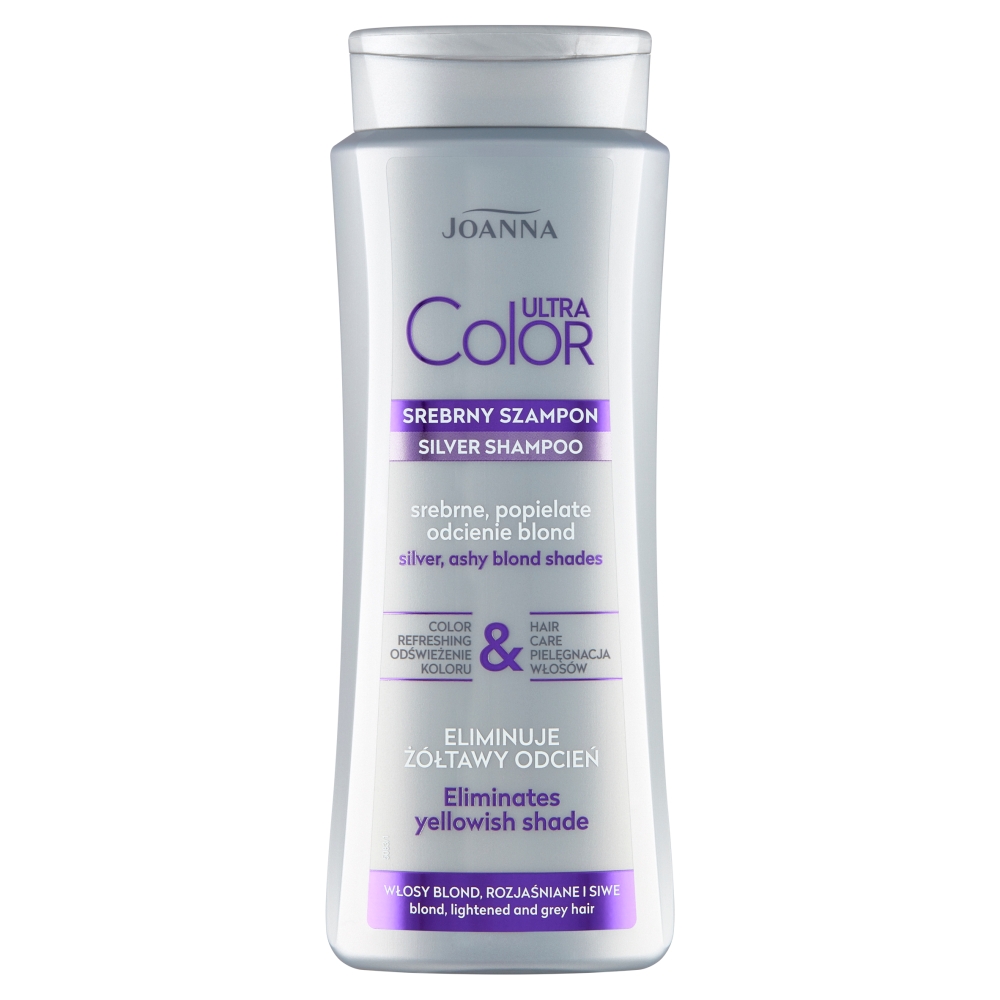 Ultra Color Srebrny Szampon Do Włosów Srebrne Popielate Odcienie Blond
