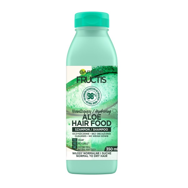Fructis Aloe Hair Food Szampon Nawilżający Do Włosów Normalnych I Suchych