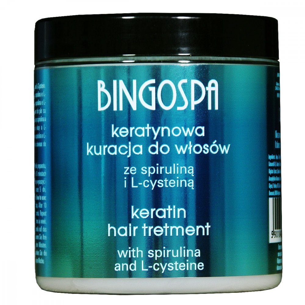 BingoSpa, Keratinová kúra na vlasy se spirulinou a L-cysteinem 250g