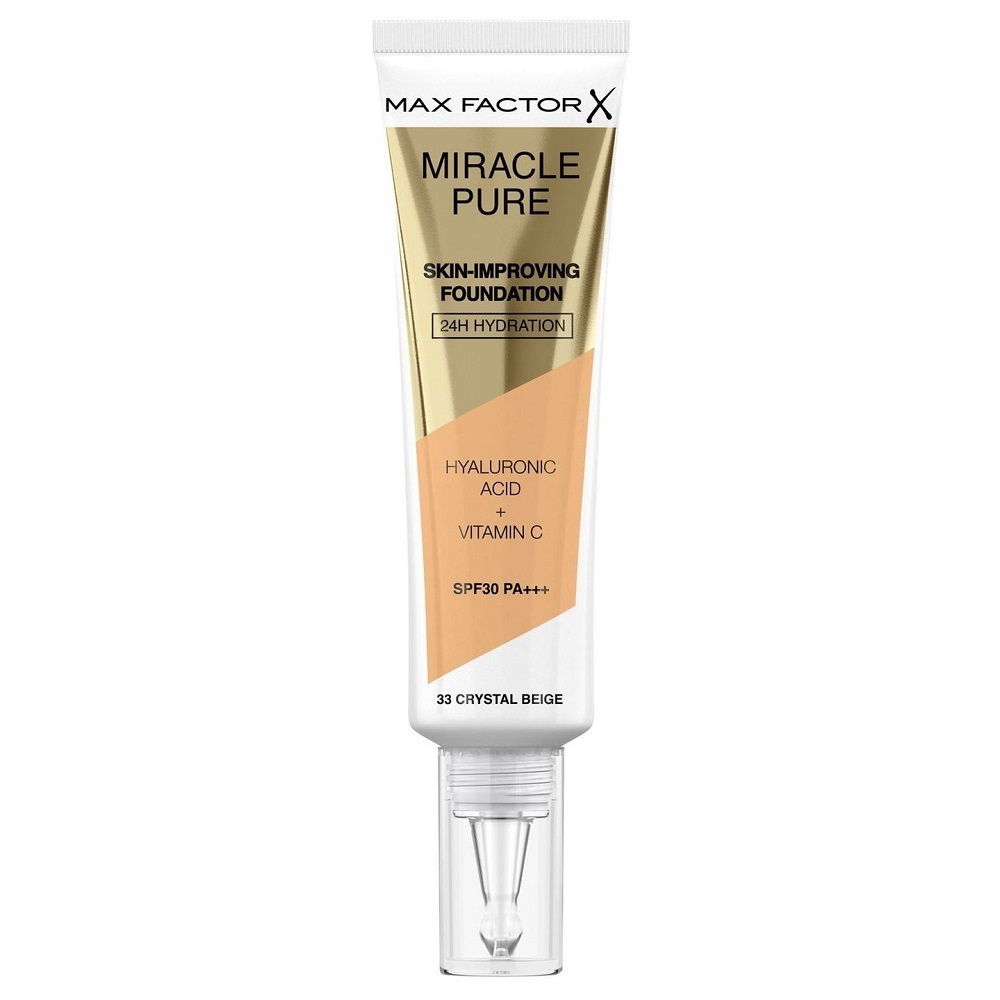 Max Factor Miracle Pure Skin-Improving Foundation SPF30 make-up na všetky typy pleti 33 Crystal Beige 30 ml