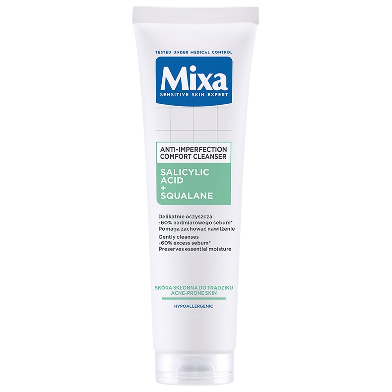 Comfort Cleanser żEl Oczyszczający Do Twarzy Przeciw Niedoskonałościom Kwas Salicylowy + Skwalan