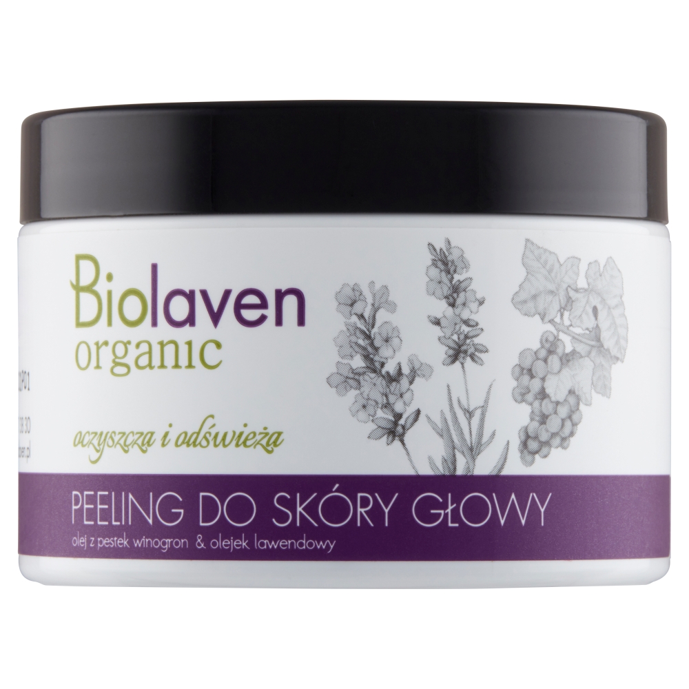 _OsvieŽujúci Peeling Na Pokožku Hlavy S Olejom Z Hroznových Semienok A Levanduľovým Olejom 150 Ml