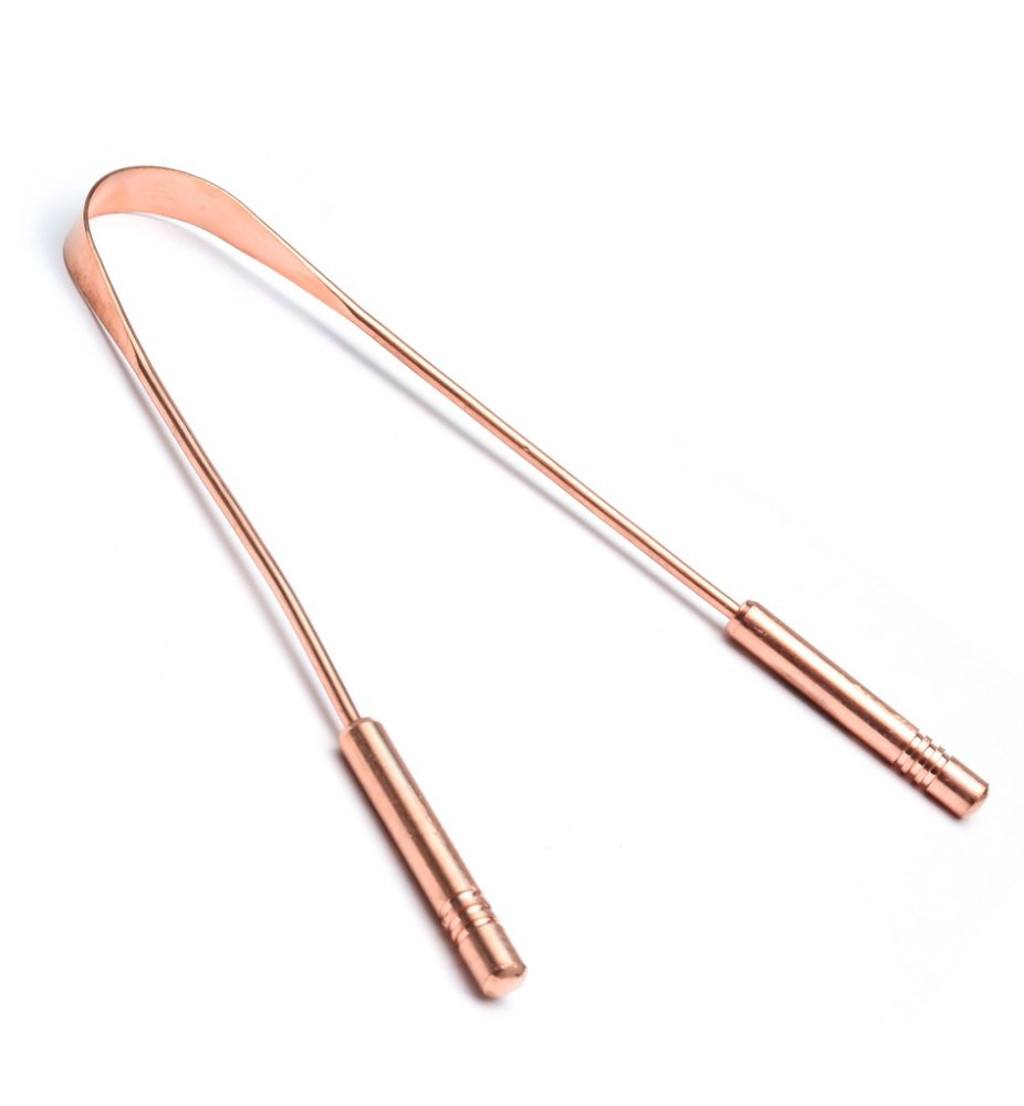Copper Tongue Cleaner Skrobaczka Czyścik Do Języka