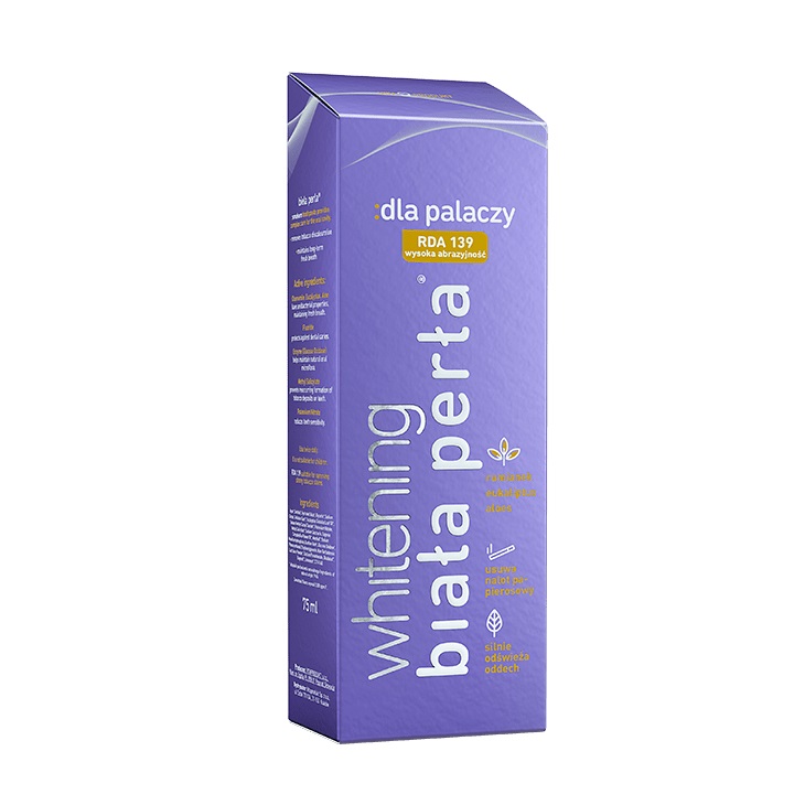 White Pearl, Bieliaca Zubná Pasta Pre Fajčiarov 75 Ml