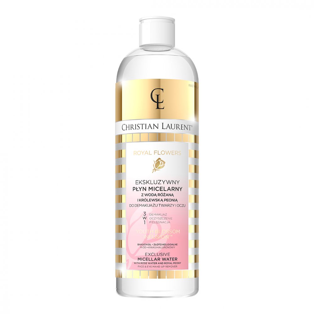 Royal Flowers Exkluzívna Micelárna Voda S Ružovou Vodou A Kráľovskou Pivóniou 500 Ml