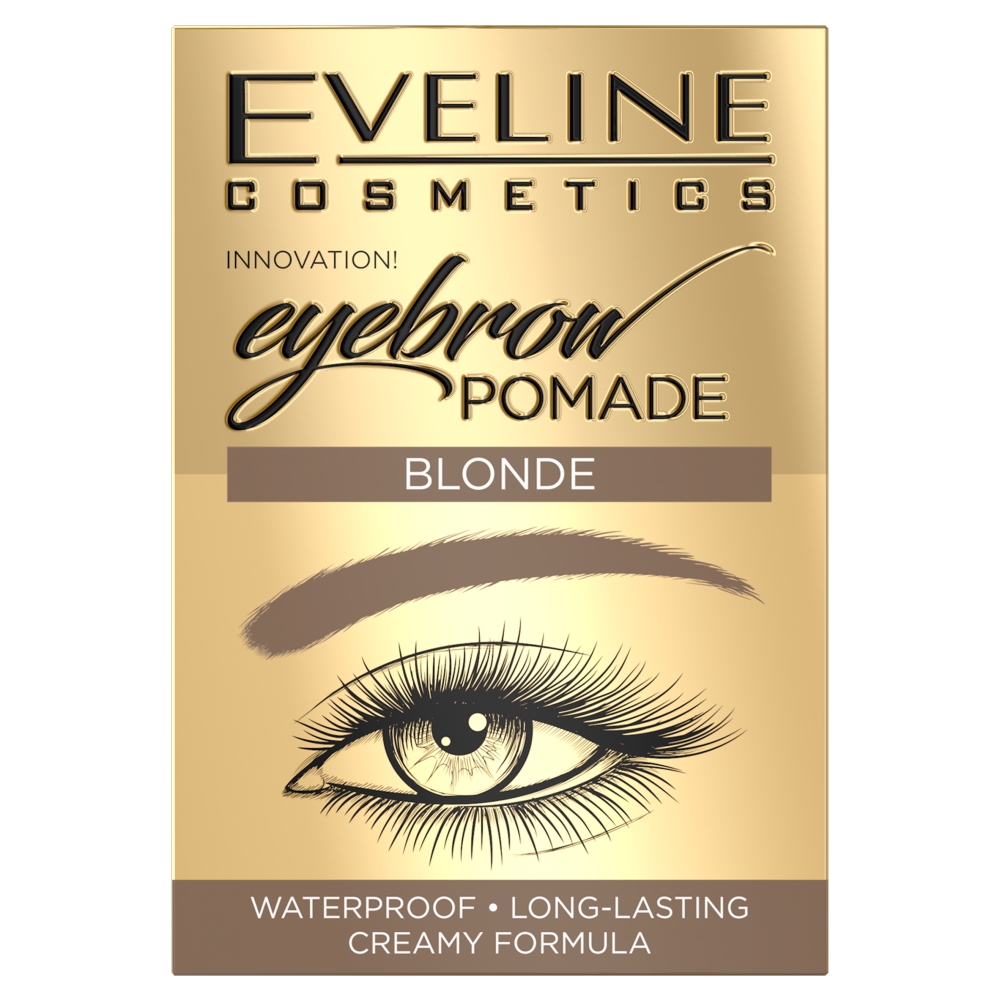 Eveline Cosmetics Eyebrow Pomade pomáda na obočie s aplikátorom Blonde 12 ml