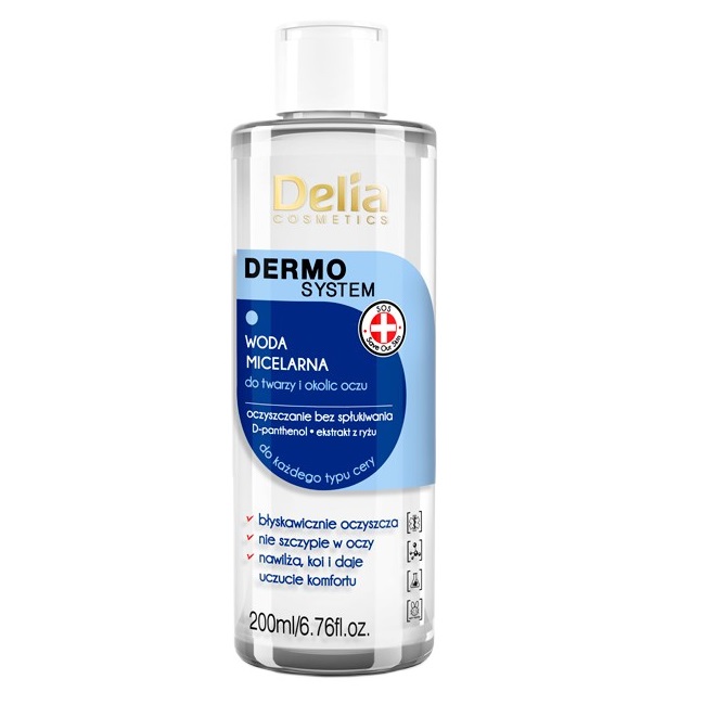 Dermo System Micelárna Voda Na Tvár A Oči 200 Ml