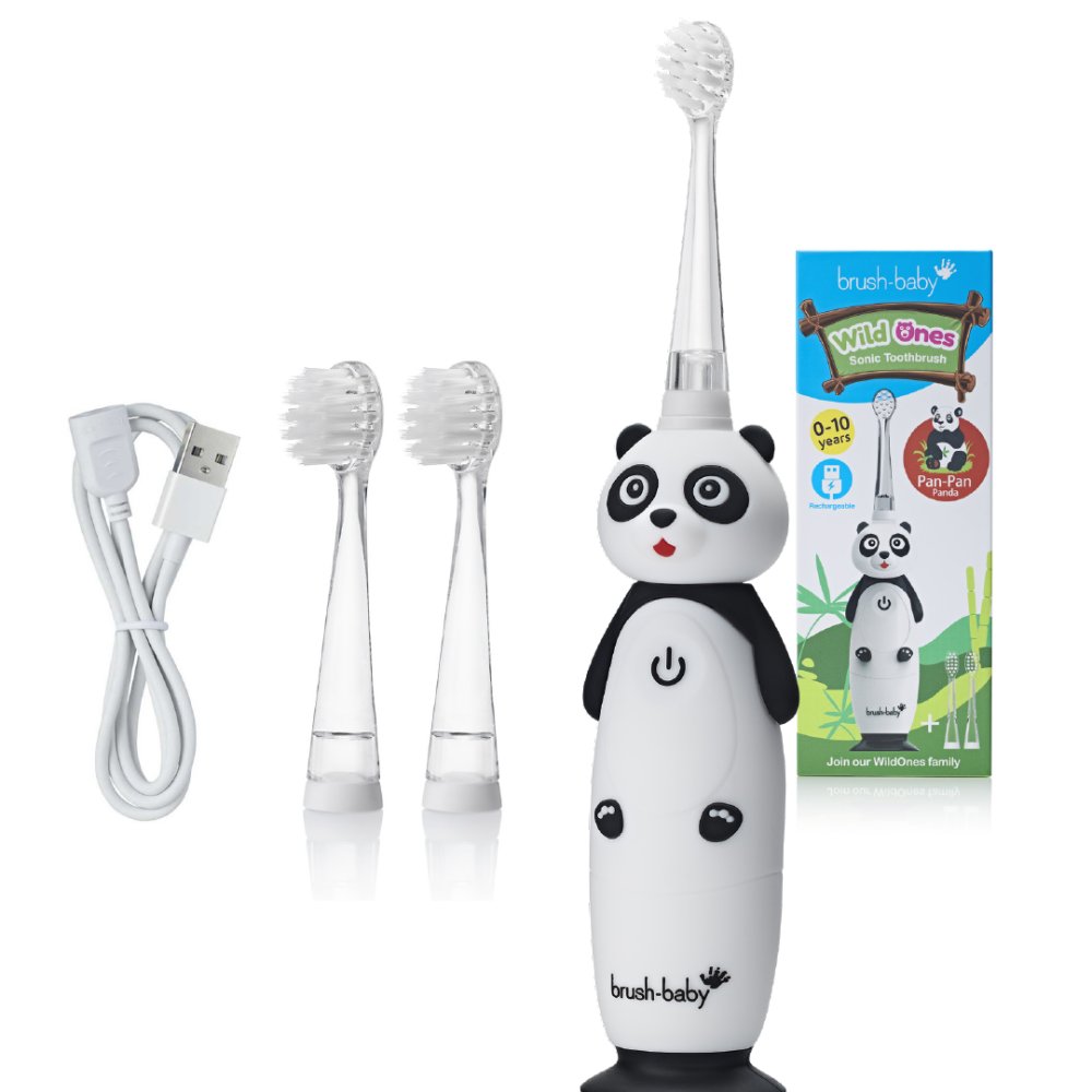 WildOnes Szczoteczka Soniczna Dla Dzieci 0- Panda