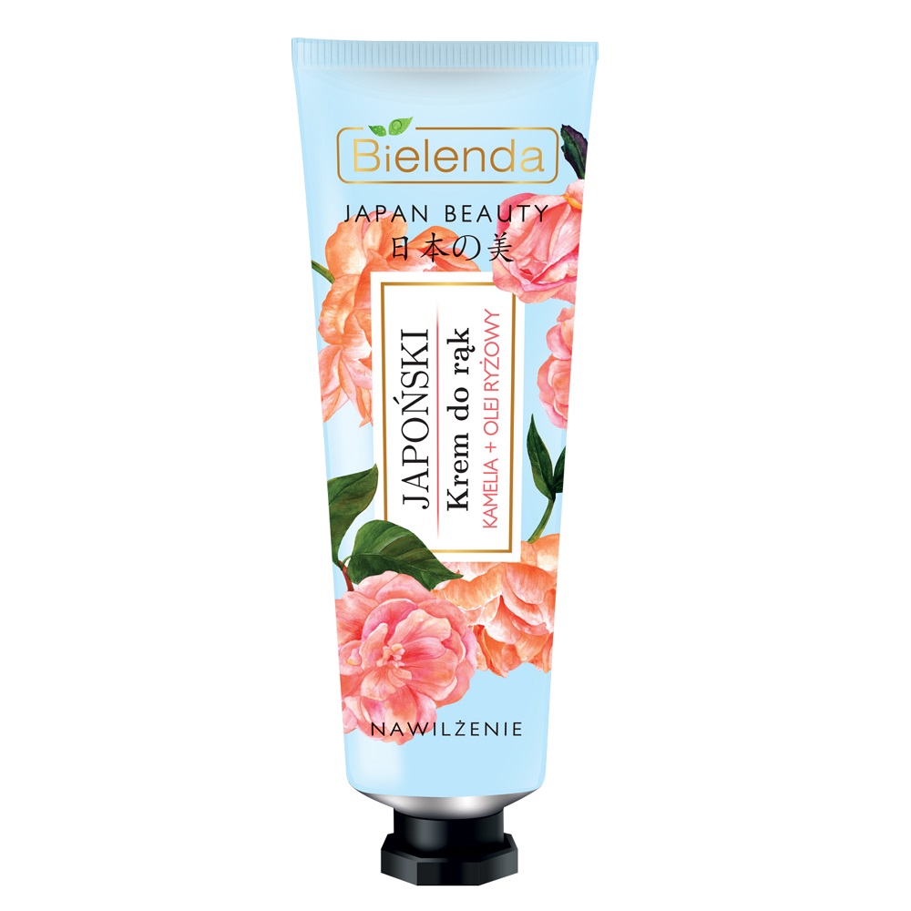 Japan Beauty Japoński Krem Do Rąk Kamelia + Olejek Ryżowy