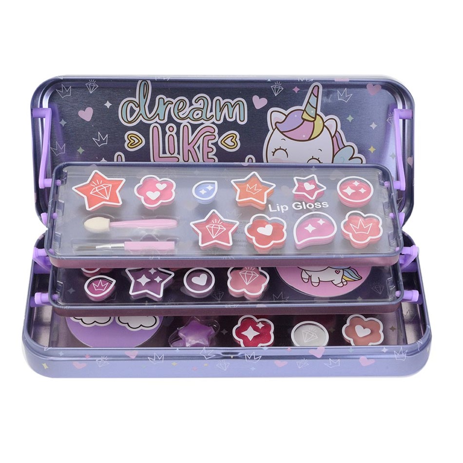 Makeup Case Triple Layer Beauty Tin 4