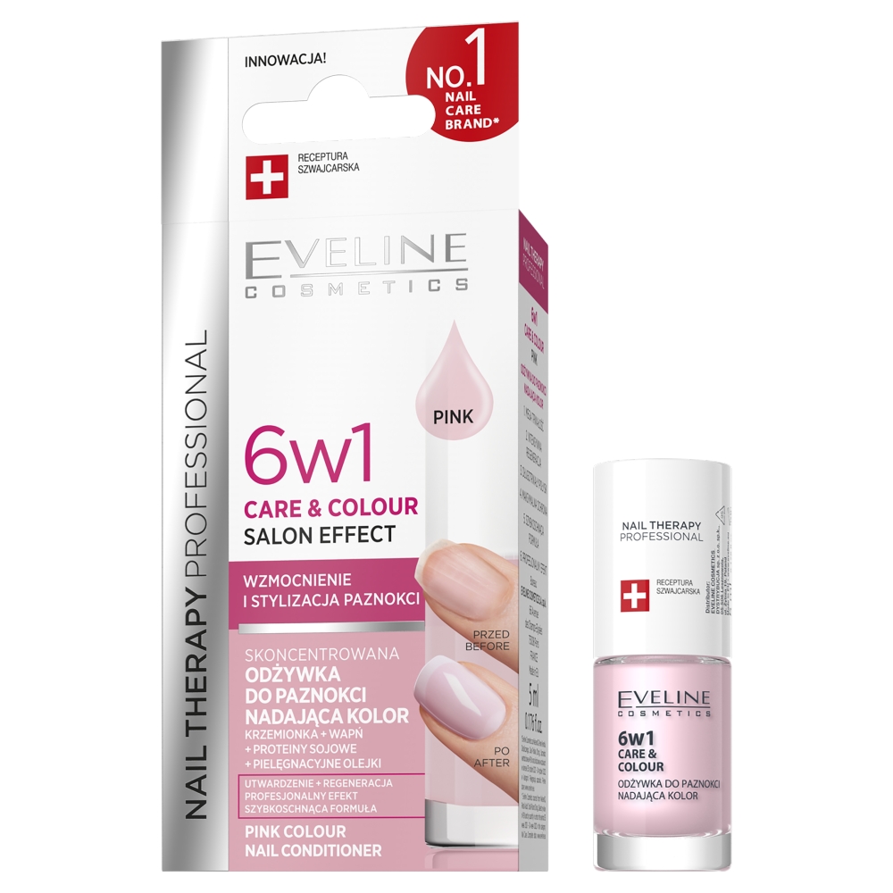 Therapy Professional Skoncentrowana Odżywka Do Paznokci Nadająca Kolor 6w1 Pink 2