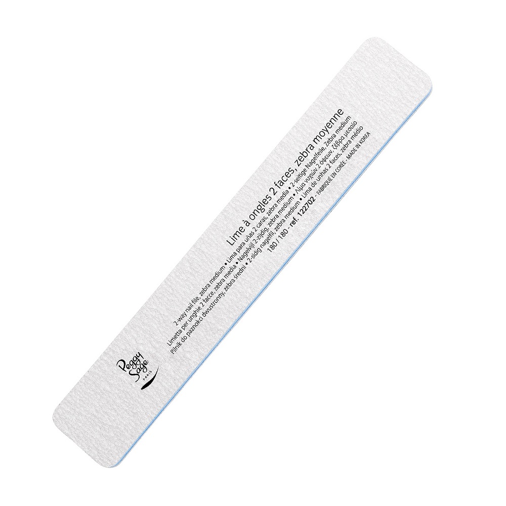 2-Way Nail File Zebra Medium 2