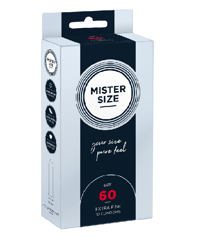 Kondómy Mister Size Zodpovedajúce Veľkosti 60mm Kondómov 10ks.