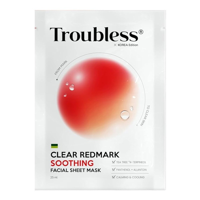 Clear Redmark Soothing Pleťová Maska Upokojujúca 25ml
