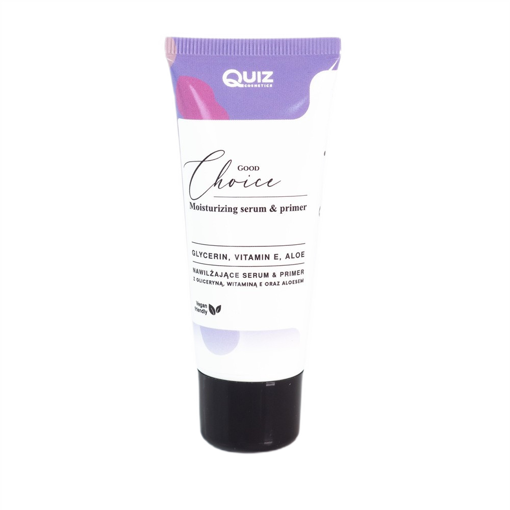 Moisturizing Serum & Primer Good Choice Nawilżające Serum I Baza Pod Makijaż 2w1 Wzbogacony Witaminą E I Aloesem