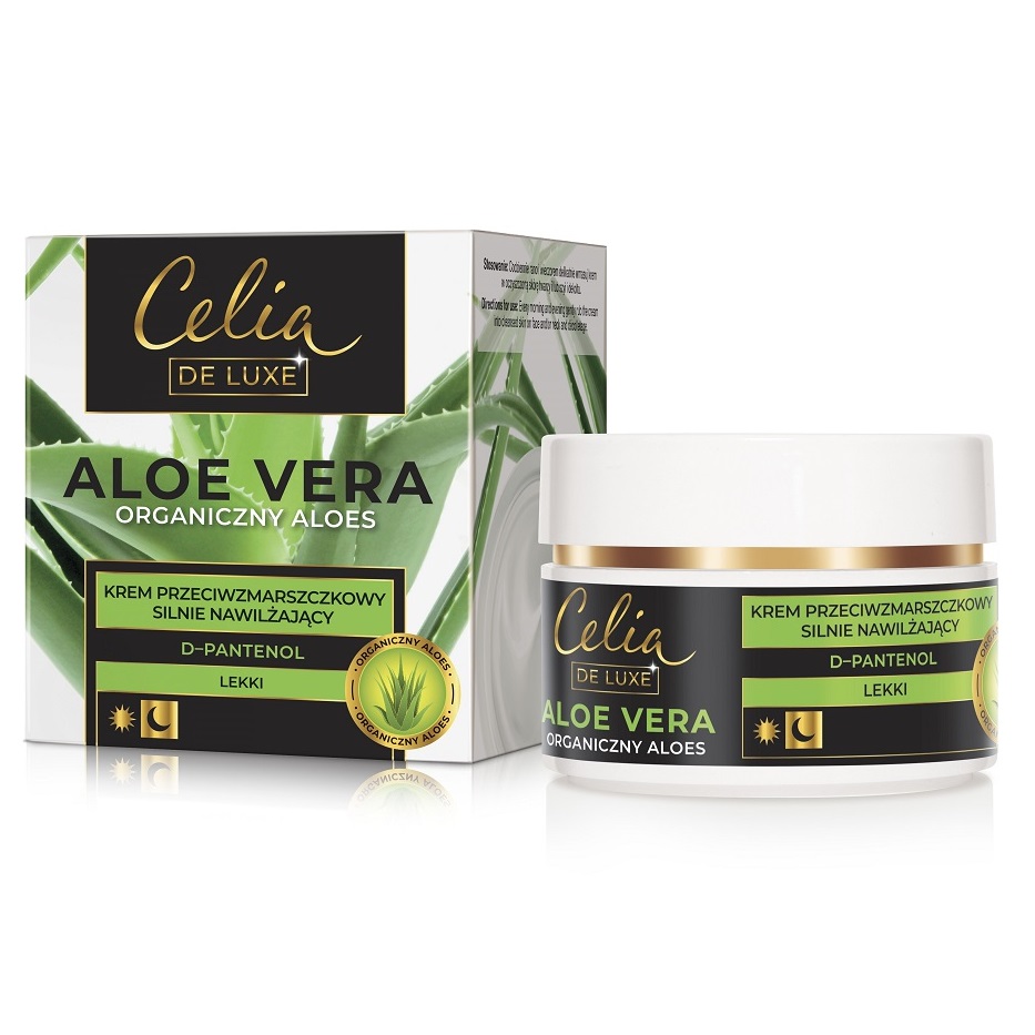 Celia Aloe Vera ľahký krém proti vráskam silne hydratačný 50 ml