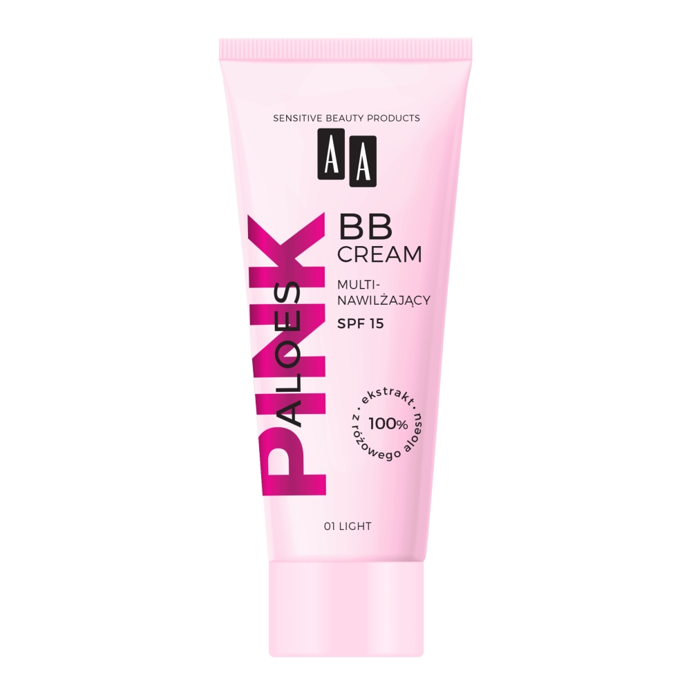 Aloes Pink Multinawilżający Krem BB 01 Light